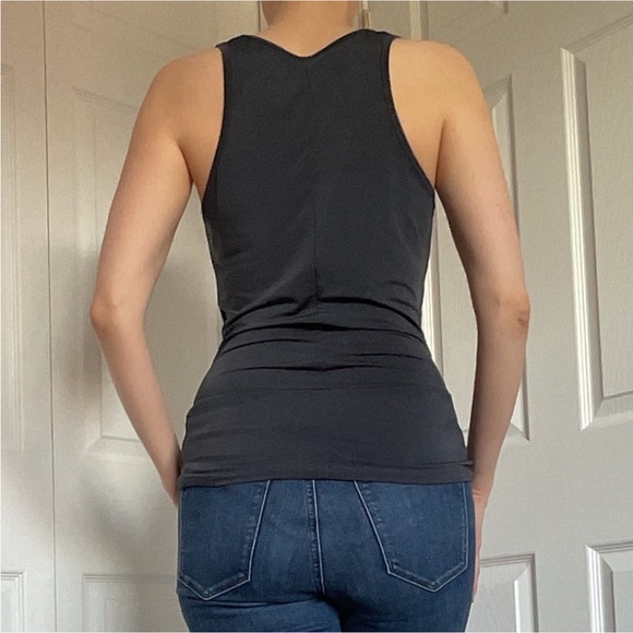 Colori Bedazzled Charcoal Bodycon Sleeveless Top - Picture 3 of 12